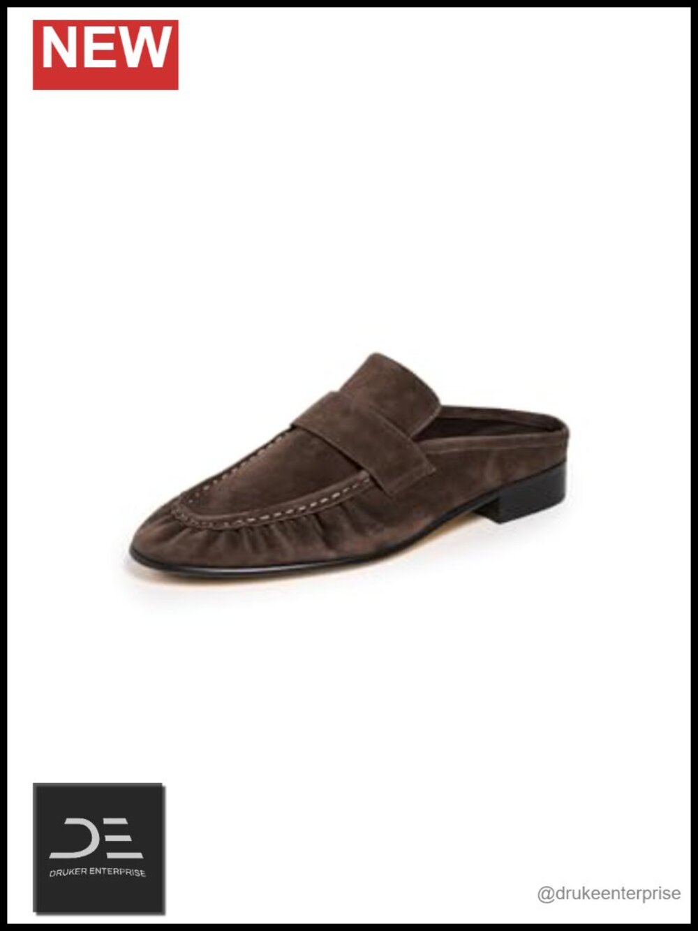 Cushioned Loafer Mules - 0.75in Heel, Comfortable Slip-Ons